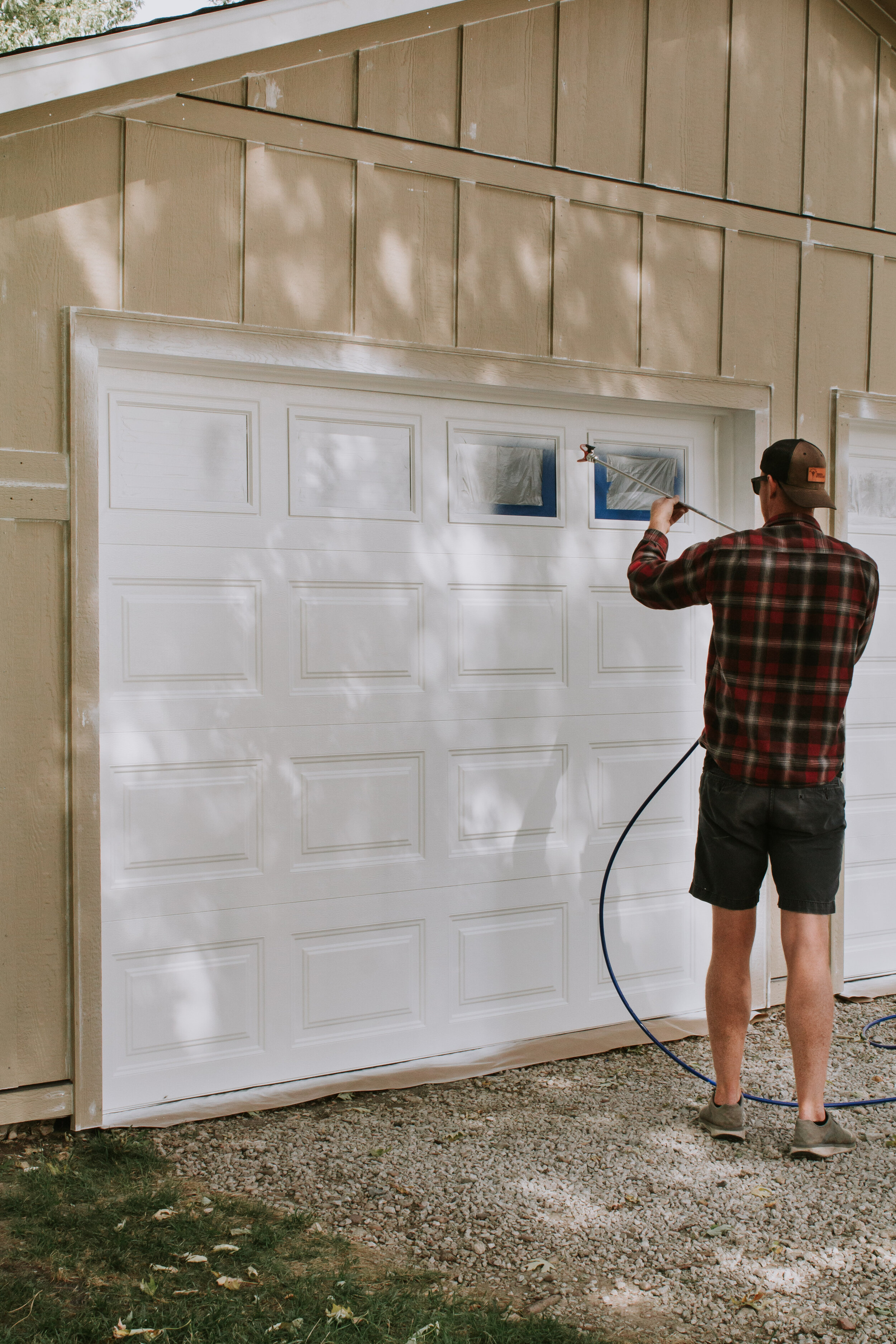 How to Paint Aluminum Garage Door