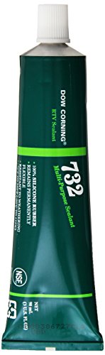 Dow Corning 3138356 732 Clear Multi-Purpose Sealant, -60 to 180 ...
