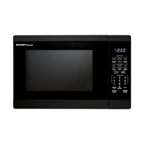 SHARP SMC1461KB Countertop Microwave Oven with Removable 12.4