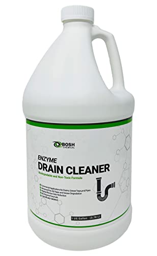 Bosh Chemical Enzyme Drain Cleaner | Attacks Grease, Fats, and ...