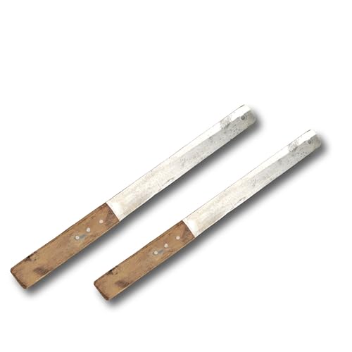 VALGHA VALAMUDAN AGRI ENGINEERING Kitchen Knife, Handmade Kitchen Knife, Vegetable Knife, Knife with Wood Handle- (12.5 Inches) Pack of 2