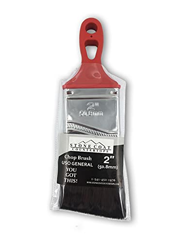 2” Chop Brush for Epoxy Resin Kits, Painting, and Arts and Crafts! Multi-Use Brush with Reusable Bristles for Chopping Epoxy! Easy to Clean! (Stone Coat Countertops)