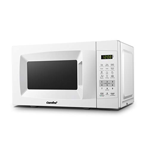 COMFEE' EM720CPL-PM Countertop Microwave Oven with Sound On/Off, ECO Mode ...