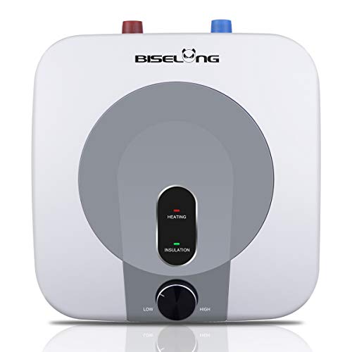 110V-120V 1.5Kw Small Under Sink Tank 2.5 Gallon Water Heater Hot Storage,Mini Instant Electric RV TR Trailer Kitchen Compact Point-of-Use