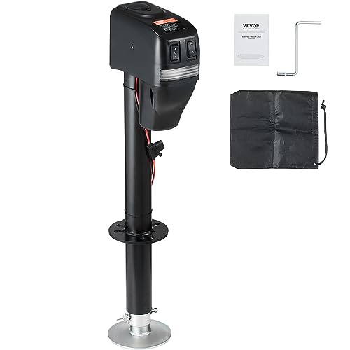 VEVOR Electric Trailer Jack, Power Tongue Jack Weight Capacity 4000 lbs, 9.84