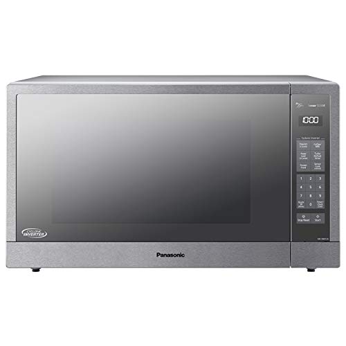 Panasonic Microwave Oven, Stainless Steel Countertop/Built-In Cyclonic Wave with Inverter ...