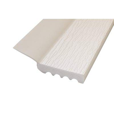 Randall Manufacturing Co., Inc | Garage Door Weatherstrip Door Seal | V-37 | 7 Feet | Dual Vinyl | for Top or Sides | White | for All Types of Garage Doors | Seals Out Drafts | Easy Installation