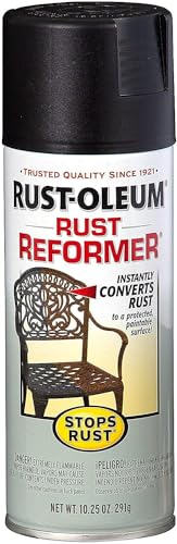 Rust-Oleum 215215 Stops Rust Rust Reformer Spray, 10.25 oz, Black