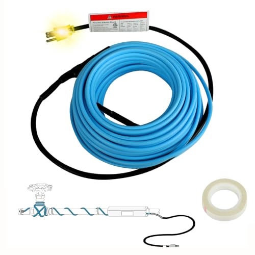 HEATIT 5JHSF 40Ft Pipe Heat Tape for Metal, Plastic Home ...