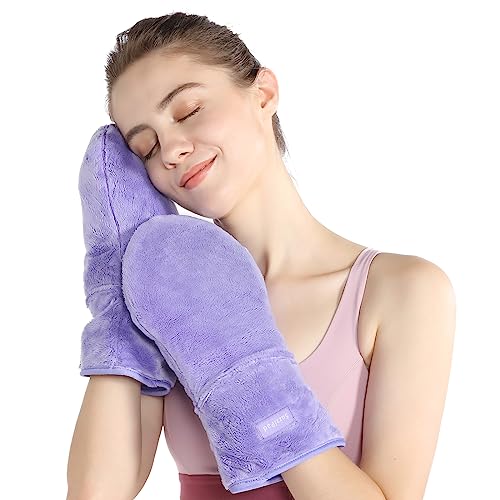 SuzziPad Heated Gloves for Arthritis Hands, Microwavable Arthritis Gloves for ...