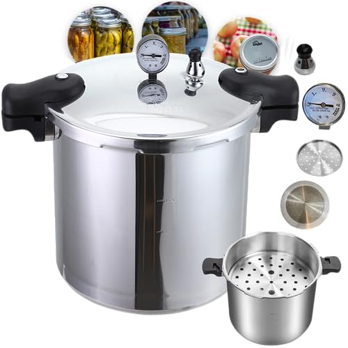 Denali Canning 23 Quart Pressure Canner & Cooker | Induction ...