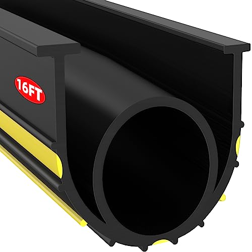 Jin&Bao Garage Door Bottom Weather Stripping Rubber Seal with T-Ends 5/16