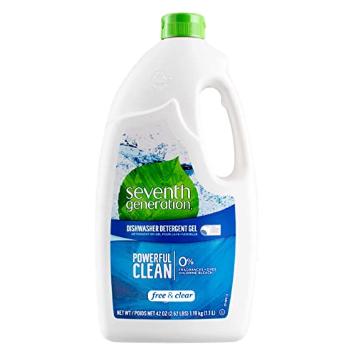 Seventh Generation Free & Clear Scent Gel Dishwasher Detergent 42 oz.