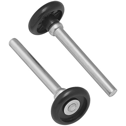 National Hardware N280-073 V7603 Standard Rollers in Plain Steel, 2 pack,1-3/4