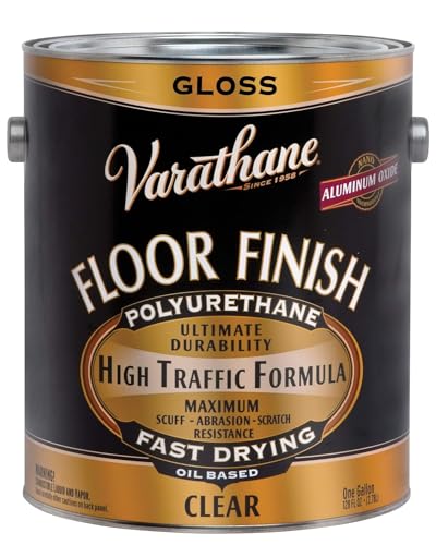 RUST-OLEUM 130031 Varathane Gallon Gloss Oil Base Premium Polyurethane Floor Finish, No Size, No Color