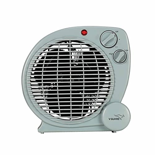 V-Guard EFN 2000 Fan Room Heater | Dual Heating Mode | 1 Year Product Warranty