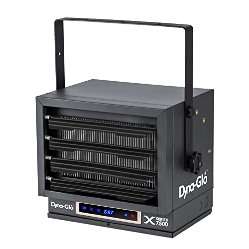 Dyna-Glo WiFi Bluetooth 7,500W Electric Garage Heater,Black, Large