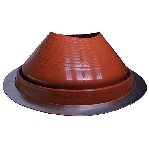 Flashers #9 Silicone High Temp Flexible Roof Jack Pipe Boot Metal Roofing Pipe Flashing (Pipe OD 10