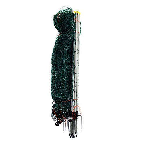 Farmily Portable Electric Fencing Net for Sheep and Goat with Step-in Fence Post, 35