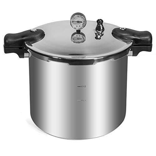 Barton 22-Quart Pressure Canner Pressure Cooker Pressure Gauge with Rack ...