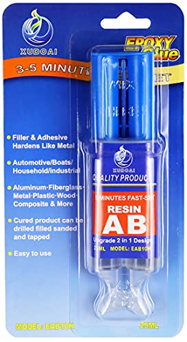 Epoxy Resin, 0.85-Fluid Ounce Metal Epoxy Adhesives, High Viscosity and ...
