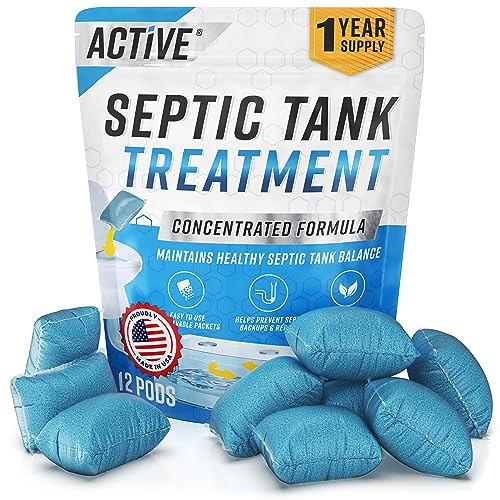 Septic Tank System Treatment Pods - 12 Dissolving Packets | ...