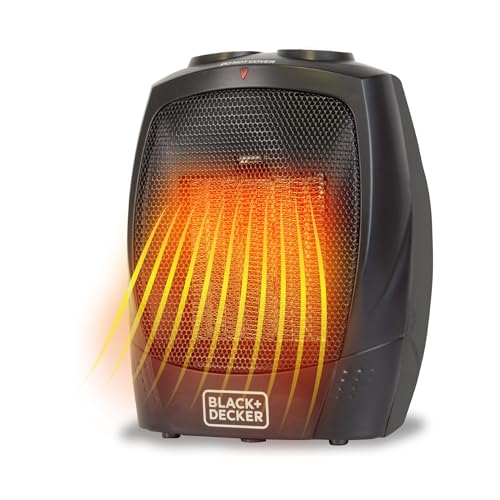 BLACK+DECKER Portable Space Heater, Room Space Heater with Carry Handle ...