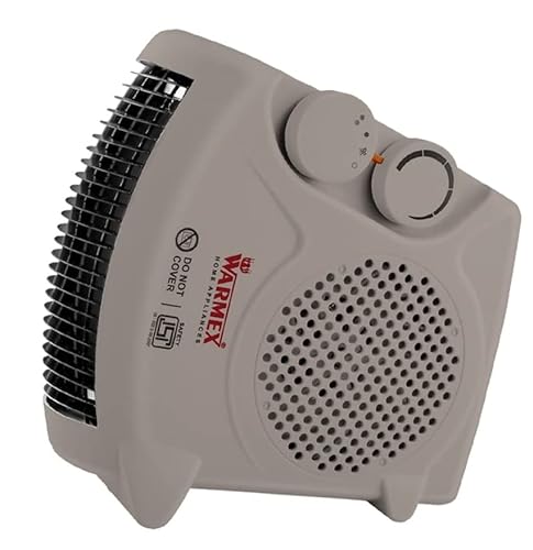 Warmex 1000/2000 Watts with Dual Placement Electric Fan Heater/Room Heater FH 09 (Beige)