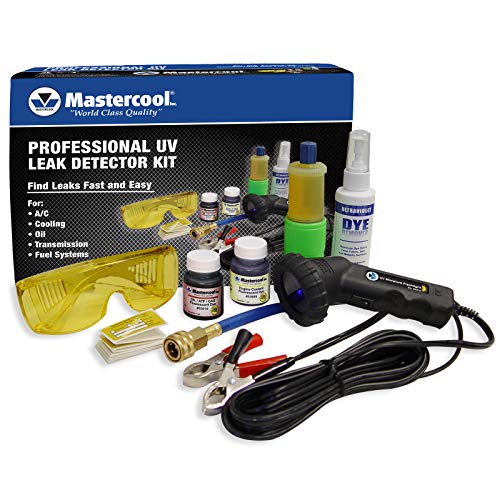 Mastercool 53351-B Professional UV Leak Detector Kit with 50W Mini Light, Black