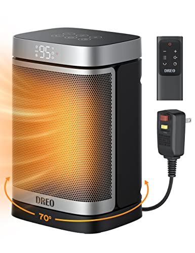 Dreo Electric Space Heater for Bathroom and Indoor, Portable Heater, ...