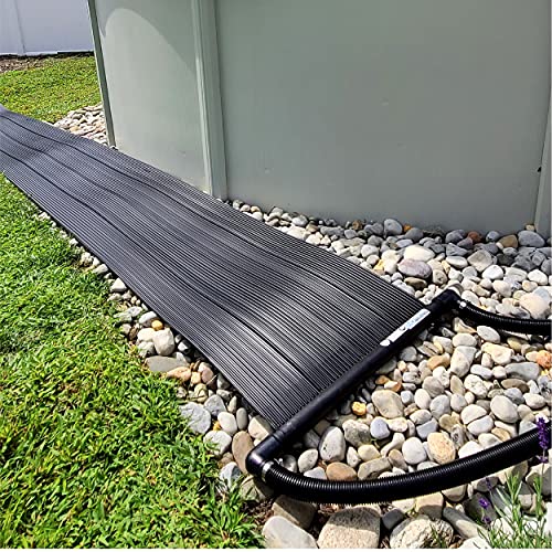 SunHeater S120U Universal Solar Pool Heater 2 by 20-Feet, Black