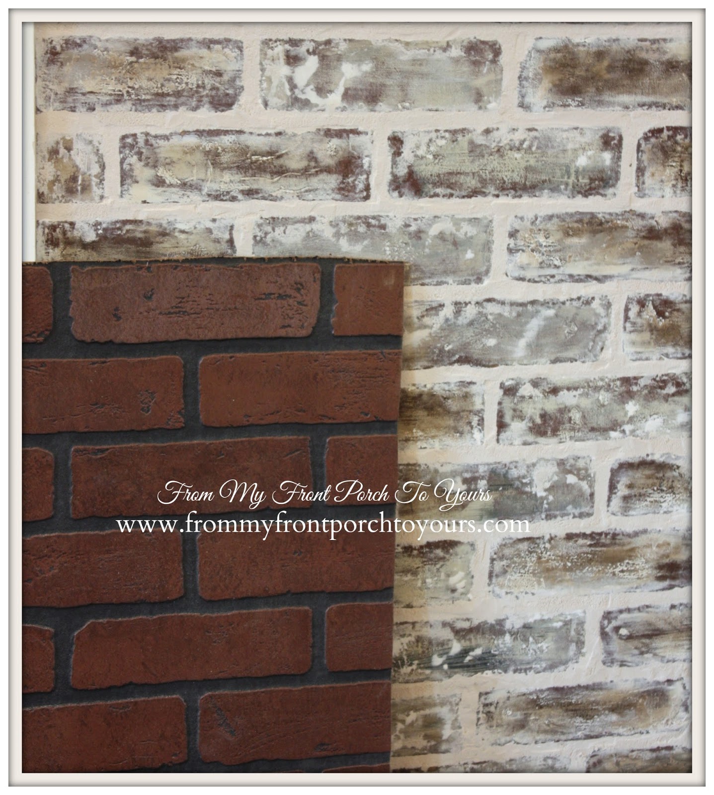 How to Paint Faux Stone Wall