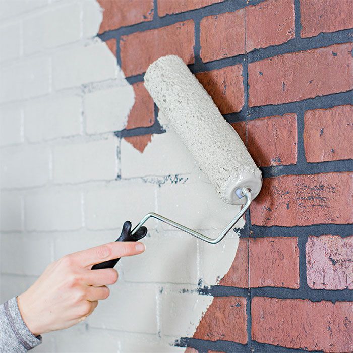 How to Paint Faux Stone Wall