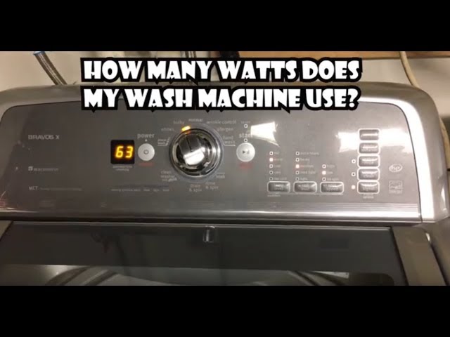 How Many Watts Does a Washing Machine Use? Essential Guide