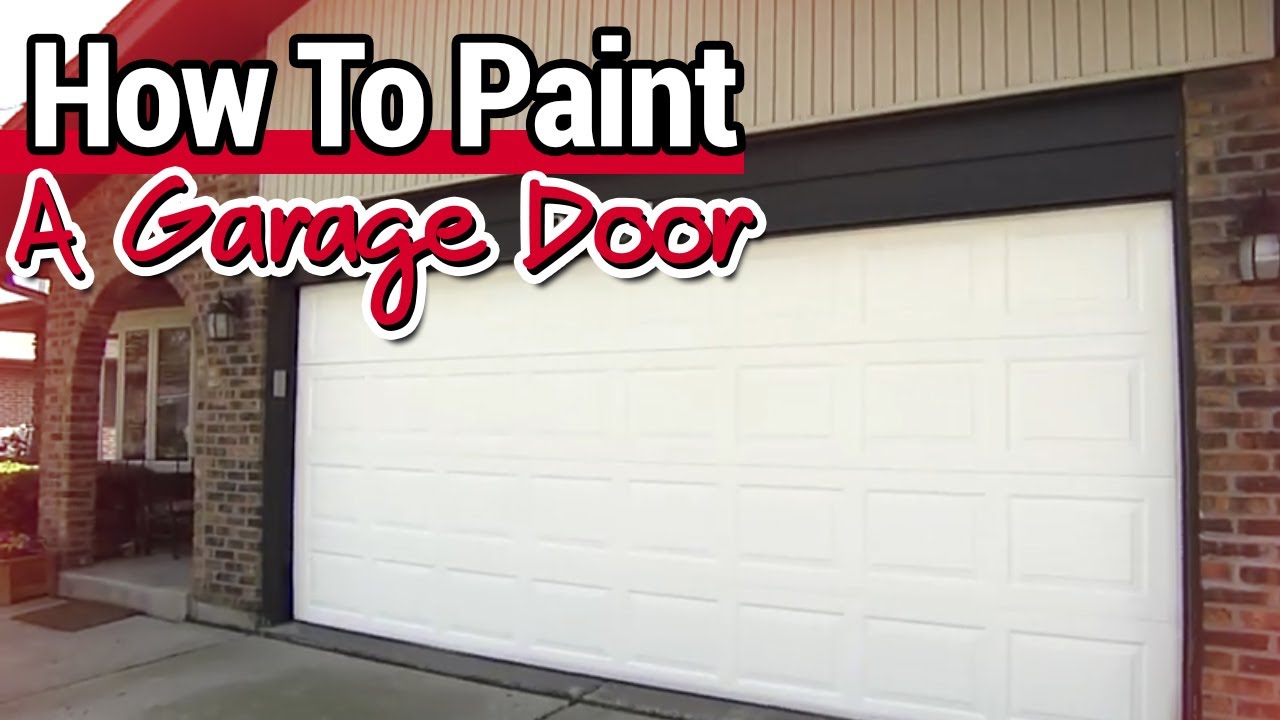 How to Paint Aluminum Garage Door