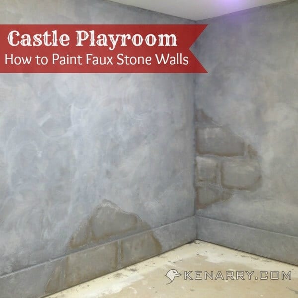 How to Paint Stone Wall Effect