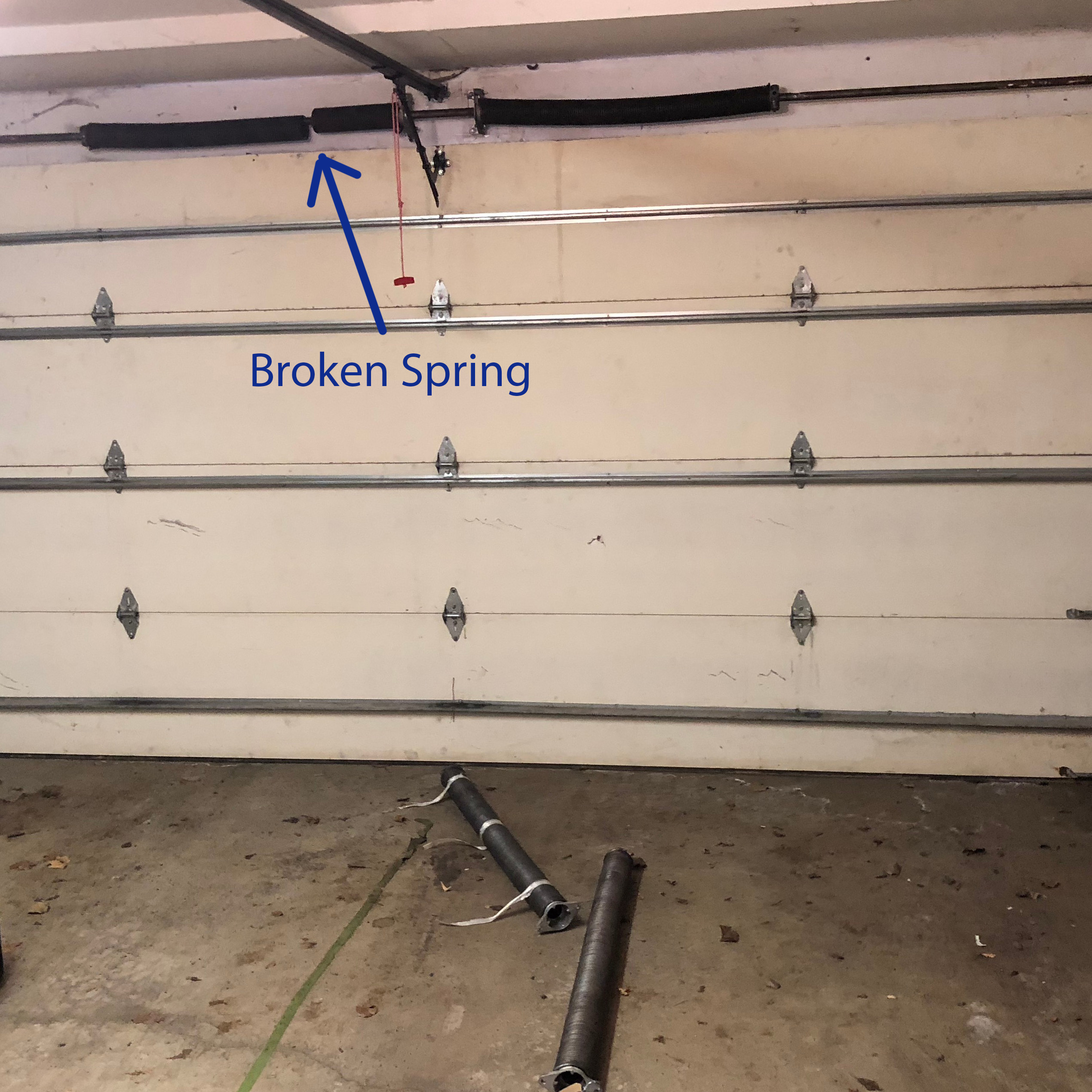 Can a Garage Door Work With One Spring