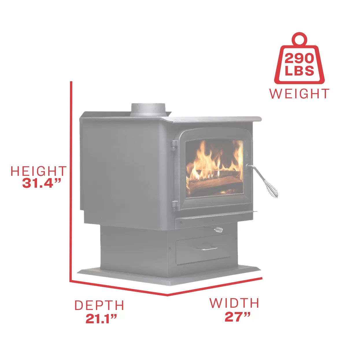 How Much Does a Pellet Stove Weigh  