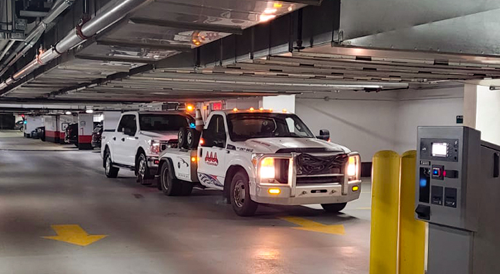 Can a Tow Truck Fit in a Parking Garage